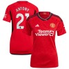 Maillot de Supporter Manchester United Antony 21 Domicile 2023-24 Pour Femme